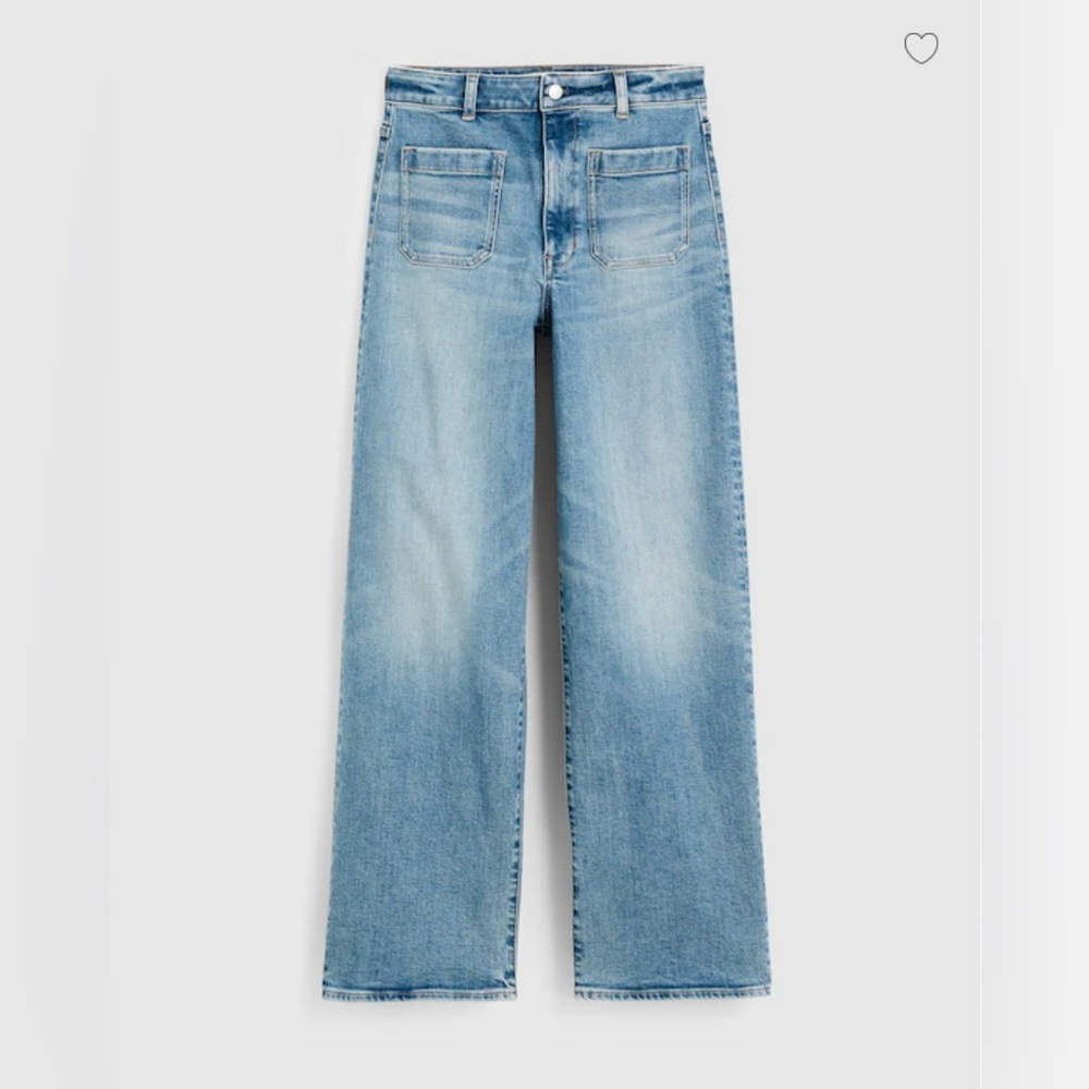 💙 NWT Madwell Curvy Emmett Wide-Leg Jean - Picture 4 of 6
